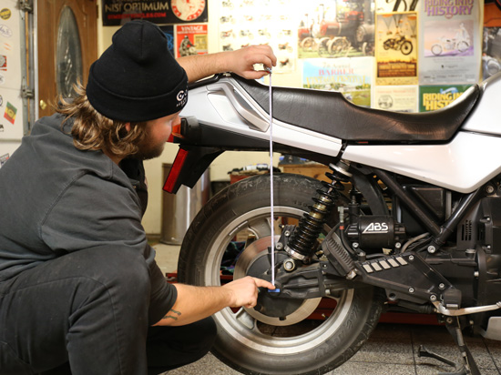 Setting Motorcycle Rear Suspension Sag