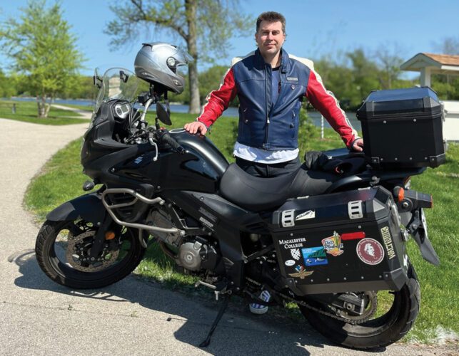 The Gold Wing Wheelie Image