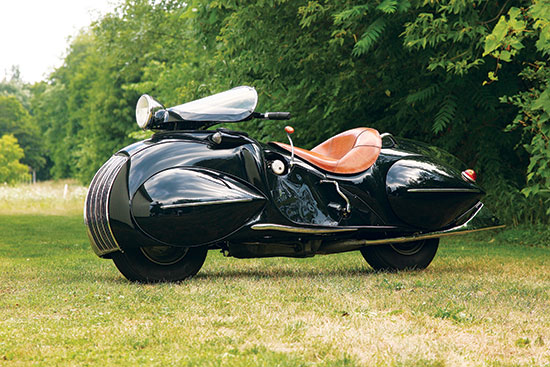 Motorcycle Art: Art Deco Henderson KJ Streamline Model